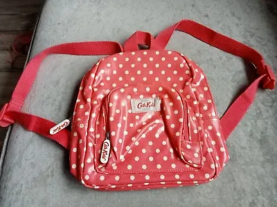 £9.99 • Buy Kath Kids Pink & White Polka Dot Oil Cloth Bag