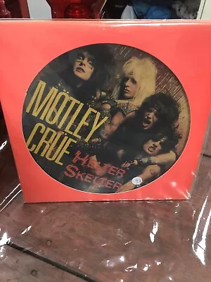 Motley Crue ‎– Helter Skelter (1984) Elektra ‎– 60395-1-H Picture Disc No Poster • $55