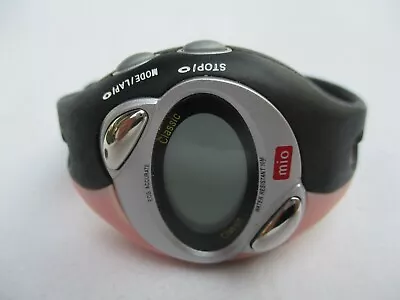 Mio Water Resistant Black & Pink Wristwatch W/ Adjustable Buckle Band • $29