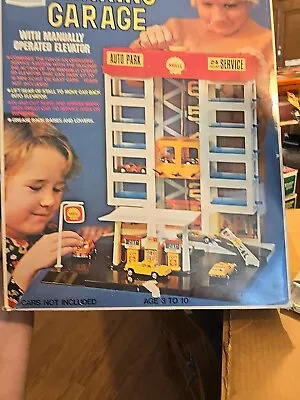 Vintage SEARS Shell Parking Garage And Service Station Kids' Toy Hong Kong • $50