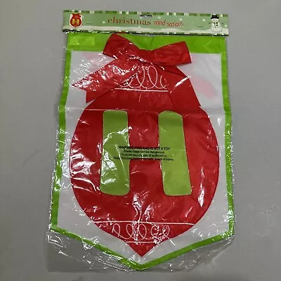 Garden Flag 12x18” H Initial Monogram Ornament Christmas • $2.79