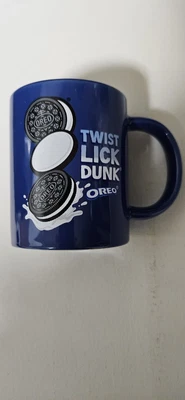£4.86 • Buy Blue OREO Cookie Coffee Cup Mug Twist Lick Dunk