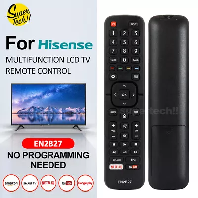 For Hisense TV Remote Control EN2B27 OEM Universal RC3394402/01 3139 238 AU NEW • $8.75