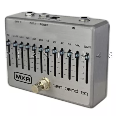 MXR M108 10-Band EQ Silver Guitar Effects Pedal By Dunlop Graphic Equalizer • $149.99