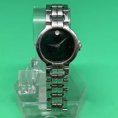 Movado Museum Classic Quartz Watch Men's Vintage 2000's Stainless Steel (repair) • $8.50