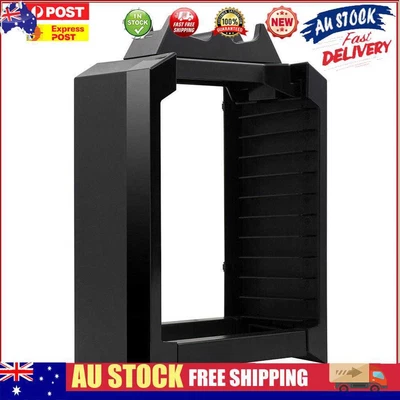 $23.55 • Buy Vertical Stand Cooling Fan With Game Storage For PS4 Pro Slim Xbox One