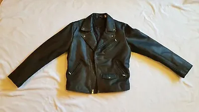 Levis Moto Vintage Leather Jacket New Old Stock!  • $350