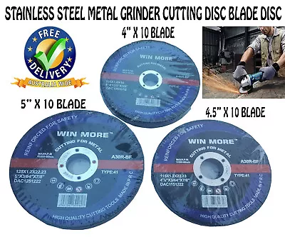 10 Pcs 4  4.5  5 Inch Stainless Steel Metal Wheel Grinder Cutting Disc Blade  • $514.99