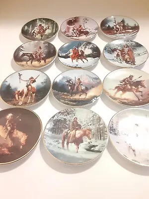 Hamilton Mystic Warrior 3 1/2  Mini Plate Collection Of 12 • $22