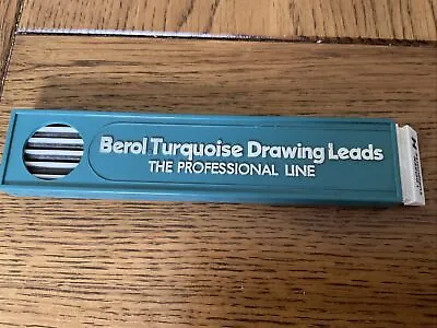 £2.99 • Buy 12 Berol Turquoise Drawing Pencil Refill Leads  H New/unused