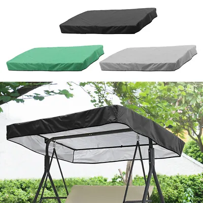 £12.45 • Buy Replacement Canopy For Swing Seat Garden Hammock 2 & 3 Seater Sizes Spare Cover