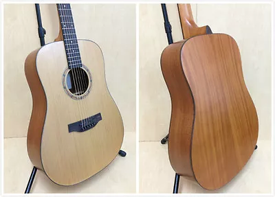 Klema K100DC Solid Cedar Top Dreadnought  Acoustic Guitar + Free Gig Bag Picks • $279