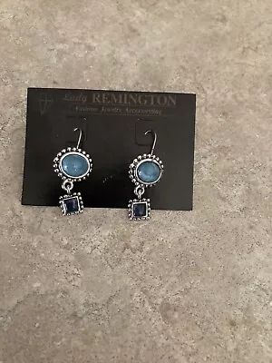 Lady Remington (now Lia Sophia) Mood Indigo Earrings NWT! • $18