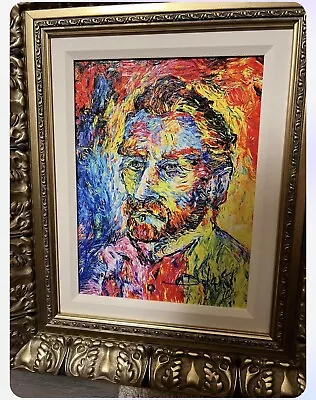 Duaiv “ Van Gogh Visage” Embellished Giclee • $500