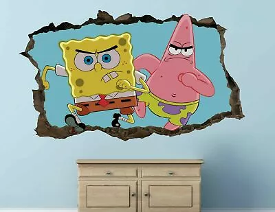 £74.97 • Buy Spongebob Patrick Star Custom Wall Decals 3D Wall Stickers Art AH490