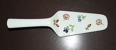 Vintage Villeroy & Boch Floral Hand Painted Torte Cake Pie Server Luxembourg • $19.95