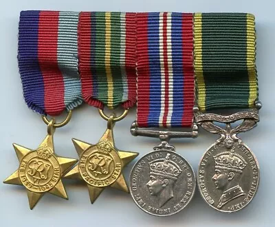 Original Period WW2 Miniature Medals. Prisoner Of War Group  • £70