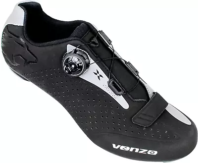 Venzo Cycling Bicycle Cycle Road Bike Shoes Men - Compatible With Shimano SPD... • $94.79