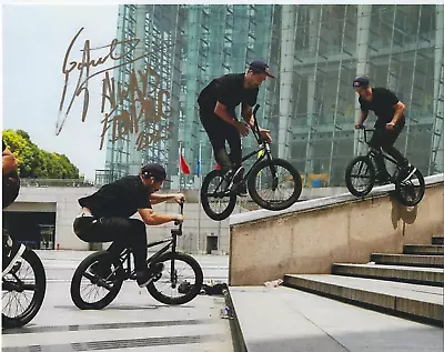 GARRETT REYNOLDS Signed 8 X 10 Photo BIKING X Games BMX ALWAYS FIENDING • $42.49