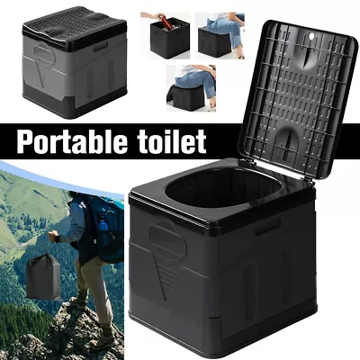 Portable Toilet For Adults Extra Large Portable Travel Floding Toilet Car Travel • £23.99