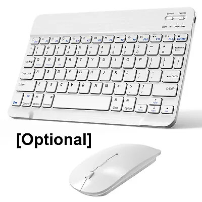 Slim Mini Wireless Keyboard Bluetooth/ Mouse For PC Laptop Mac IOS IPhone Tablet • $15.95