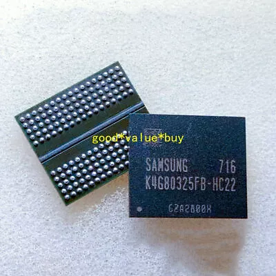 1/3pc New K4G80325FB-HC22 K4G80325FB-HC25 K4G80325FB-HC28 K4G80325FC BGA Chip B3 • $20.66