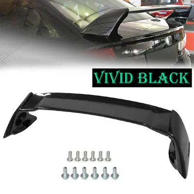 For 2012-2015 Honda Civic 4-DR MUG Style Glossy Black Rear Trunk Spoiler Wing • $77.90