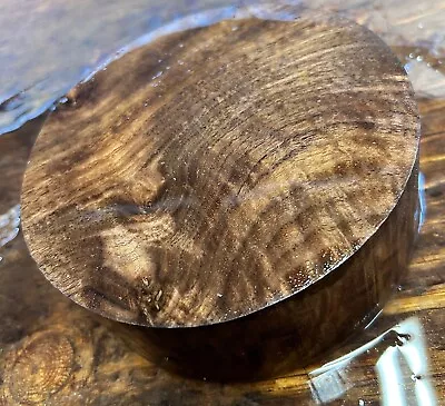 QUILTED CURLY BURL Claro Walnut 6” Bowl Blank Block Carving Turning Call DRY B90 • $29.99