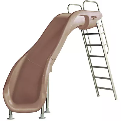 S.R. Smith 610-209-58210 Rogue2 Pool Slide Left Curve Taupe For Swimming Pools • $3296.13