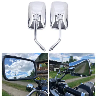 For Honda V65 VF1100 C Magna&Sabre VF Chrome Motorcycle Rectangle Side Mirrors • $23.66