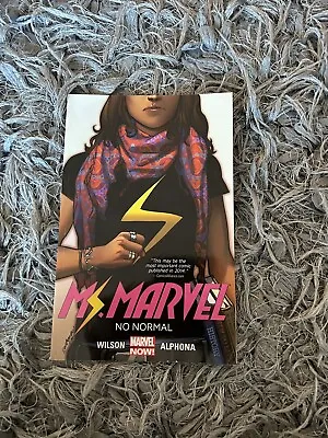 Ms. Marvel Volume 1: No Normal By G. Willow Wilson (Paperback 2016) • £11