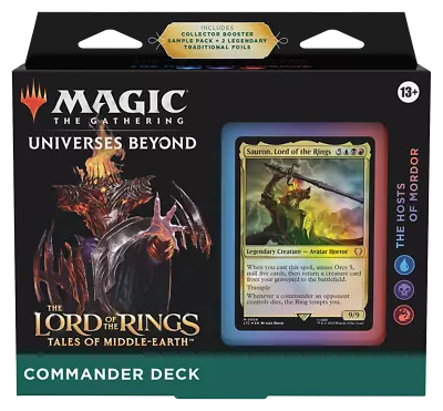 MTG Magic - The Lord Of The Rings - Commander Deck - The Hosts Of Mordor - EN • £103.37