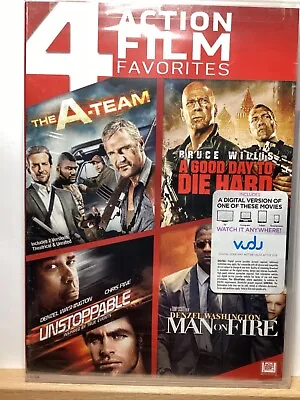 The A-Team/A Good Day To Die Hard/Unstoppable/Man On Fire (DVD 2014 4-Disc... • $7.68