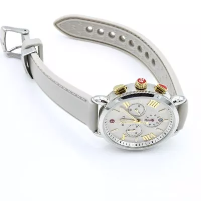 Michele Sporty Sport Sail Two Tone Chronograph 38mm Womens Wristwatch #WB710-8 • $0.99