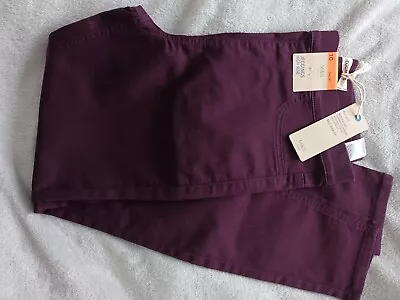 Ladies M & S High Rise Jeggings Purple Size 10 Short • £3