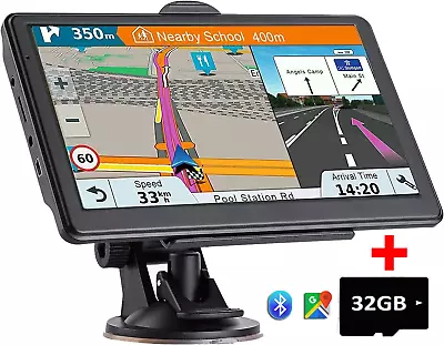 7  Gps Navigation For Car Truck Bus Touch Screen Maps Spoken Direction 32GB TF • $56.46