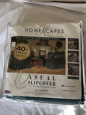 Vintage Homescapes Casual Slipcover Chair Cover • $80