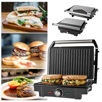 £39.92 • Buy Compact Grill Panini Press Healthy Non Stick Powerful Toastie Sandwich Maker