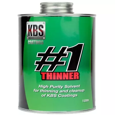 KBS  #1 Thinner 1L 250ml  Solvent Cleaner For Diamond Topcoat RustSeal BlackTop • $28.95