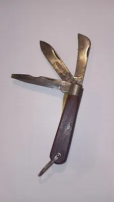 Vintage M. KLEIN & SONS 3 Blade Electrician Lineman Knife Made In USA • $27.99