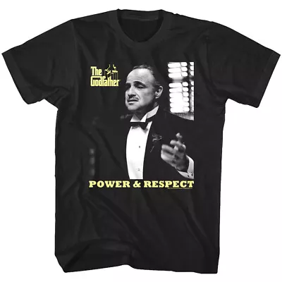 Godfather Don Corleone Power Respect Men's T Shirt Marlon Brando Mafia Boss Top • $23.50