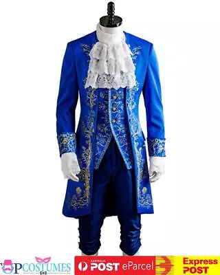 Mens Beast Beauty And The Beast Book Week Fairytale Dress Up Prince Costume • $76.45