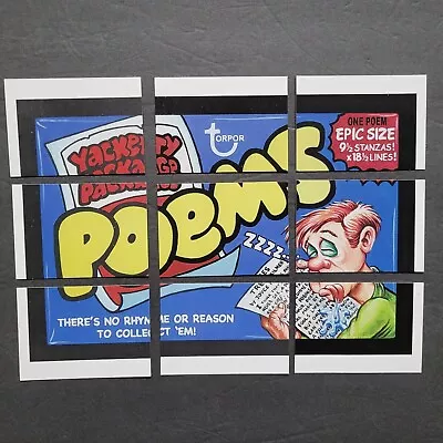 WACKY PACKAGES Complete 9 Piece Puzzle Cards POEMS Old School 4 2012 Topps • $4.95