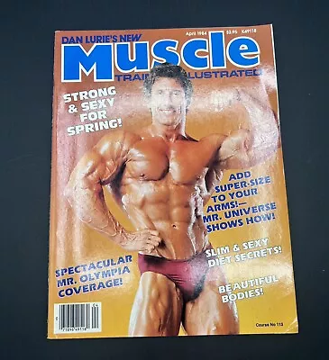 MUSCLE Bodybuilding Magazine FRANK ZANE APRIL 1984 MR. OLYMPIA COVERAGE!! VTG • £16.08