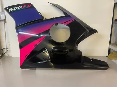 Honda Cbr600 F2 Left Fairing Panel 1994 1995 Black Purple • $73.99