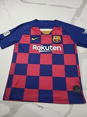 Nike Lionel Messi Fc Barcelona Authentic La Liga Youth Jersey Size 28 • $35