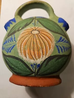  Early Wedding Vase Jug Double Mexico Collectable Pottery Wedding Jug Tourist • $10.95