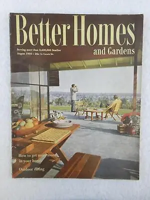 Vintage BETTER HOMES AND GARDENS Magazine August 1950 Issue • $24.95