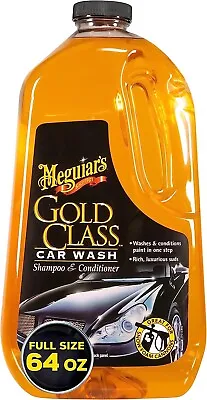 Meguiar's Gold Class Car Wash: Premium Car Cleaning Foam - 64 Oz Container • $16.99