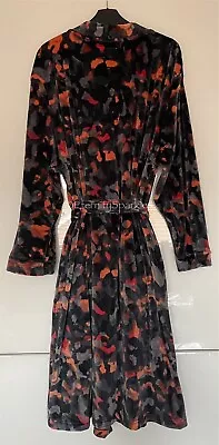 £25.99 • Buy Next Ladies Navy Animal Design Supersoft Lightweight Velour Robe Dressing Gown